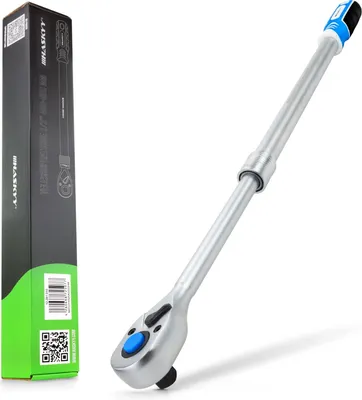 Produktbild von Teleskop Ratsche Ratschenschlüssel Umschaltknarre 1/2 46-60cm ausziehbar Drehmoment 768Nm