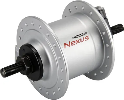 Produktbild von Shimano Nabendynamo DHC30001NDNS 6V 1.5W Vollachse 36Loch silber 20-28 Zoll
