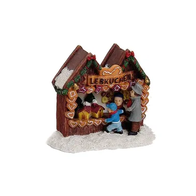 Produktbild von Wurm Figur Weihnachtsdorf - Weihnachtsmarkt Lebkuchen
