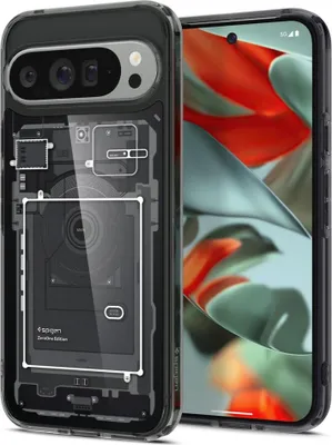 Zdjęcie produktu dla Spigen Ultra Hybrid Zero One, Pokrowiec, Google, Google Pixel 9 Pro XL (2024), 17,3 cm (6.8"), Czarny, Przezroczysty