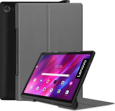 Produktbild von Hülle für Lenovo Yoga Tab 11 YT-J706F 2021 11 Zoll Smart Cover Etui mit Standfunktion und Auto Sleep/Wake Funktion Grau