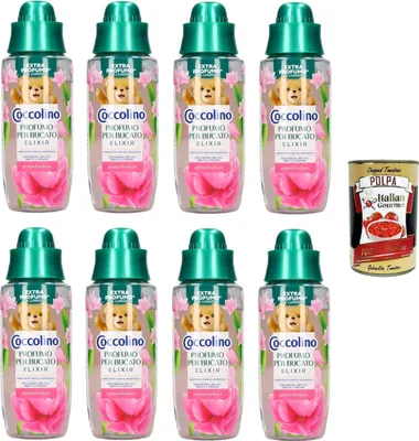 Produktbild von Coccolino Profumatore bucato prima fioritura Wäscheparfümeur vor der Blüte 8x342ml+ Italian Gourmet polpa 400g