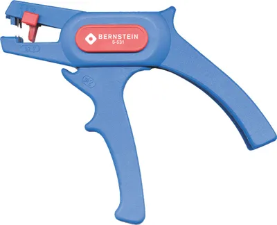 Produktbild von Bernstein, 5-531, Abisolierzange für Alle Drahtgrößen, 0,2-6,0 mm², Leiter-5-12 mm, L 190 mm, 106 g, 5-531, 02L6377