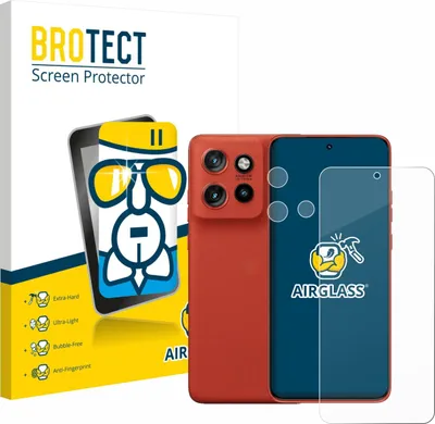 Produktbild von BROTECT Schutzglas für Motorola Moto 60 Neo (Display+Kamera) Schutzfolie Panzer Folie Glas Display Schutz klar