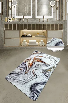 Image de Mijolnir, Blur- CHL4534, Coloured, Tapis de bain, 700 gr/m², 100% tissu velours