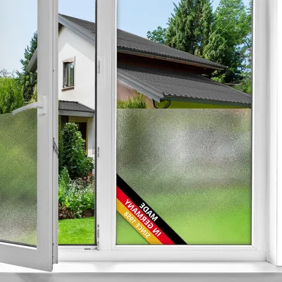 Zdjęcie produktu dla Folia okienna zapewniająca prywatność – folia przeciwwyglądowa – zwiększa prywatność – przylega statycznie – 45 x 150 cm – matowa