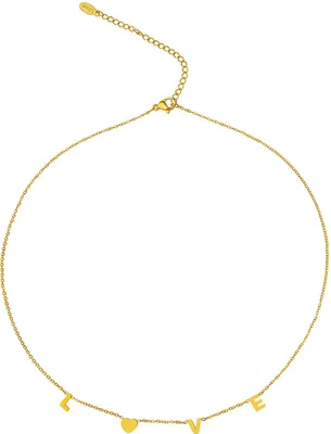 Produktbild von Halskette LOVE Edelstahl 40 cm