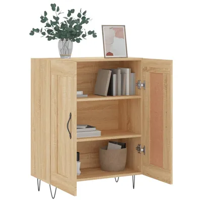 Immagine prodotto di vidaXL Credenza rovere Sonoma 69,5x34x90 cm Materiale a base di legno