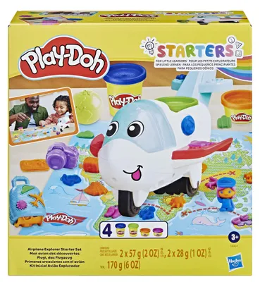 Produktbild von Play-Doh Airplane Explorer Starter Set, Bastelset für Kinder, 3 Jahr(e), Nicht toxisch, Mehrfarbig