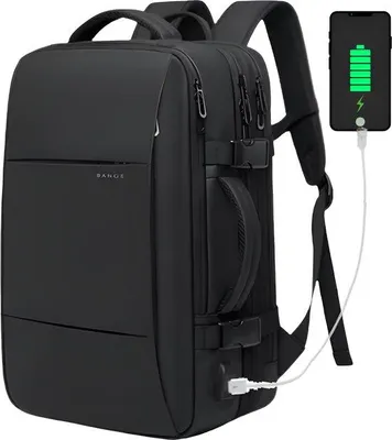 Produktbild von CarryQuest® - Rucksack 45L Laptop 17,3" wasserdicht Schwarz