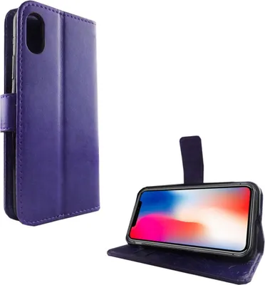 Zdjęcie produktu dla Pokrowiec ochronny Kwiaty na telefon komórkowy Apple iPhone X Fioletowy