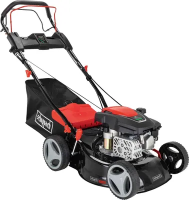Produktbild von Scheppach Benzin Rasenmäher MS150-42E SE - 3,7 PS | 42cm Schnittbreite | E-Start | Radantrieb | inkl. 2Ah Akku + 2,4A Ladegerät