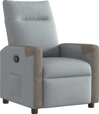 Produktbild von vidaXL Relaxsessel Hellgrau Stoff