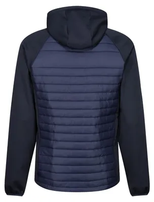 Produktbild von Regatta - "Navigate Hybrid" Jacke mit Kapuze für Herren FK2584 (L) (Marineblau/Graublau)