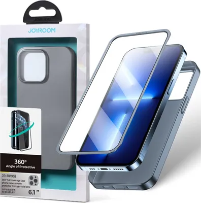 Produktbild von JOYROOM 6941237161567, Cover, Apple, iPhone 13, 15,5 cm (6.1"), Grau
