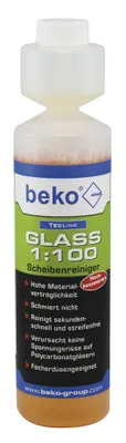 Produktbild von TecLine GLASS 1:100 Scheibenreiniger, Konzentrat 250 ml