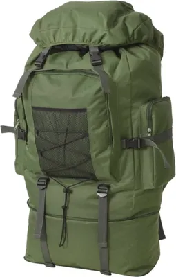 Produktbild von Armeerucksack XXL 100 L Grün 42 x 21 x 78 cm aus 600D Polyester, wasserabweisend