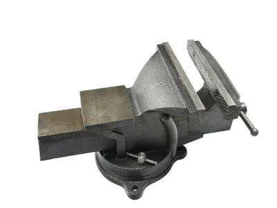 Image de Étau d'atelier 200 mm, pivotant - QUATROS QS14008