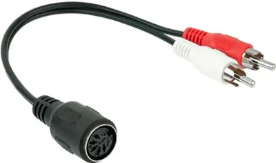 Produktbild von Audio Adapter 5-pol DIN Buchse an 2x Cinch Stecker, 0,2m, Good Connections®