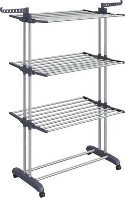 Obrázek produktu pro Sušák na prádlo Songmics 4 úrovně s kolečky