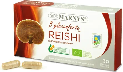 Obrázok produktu pre Marnys Reishi Organic 30 rastlinných kapsúl x 400 mg