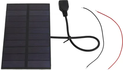 Obrázek produktu pro DIY 1,5W 5V solární panel - přenosný mikro solární systém (138x82mm) pro kutily a mobilní aplikace