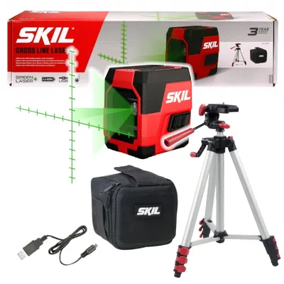Obrázok produktu pre SKIL 1911 DA Cross Line Laser + Statyw 20m zelený