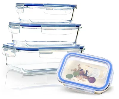 Image de Boîte de conservation - Klarstein - set de 4  - 1520, 1040 , 640, 370 ml