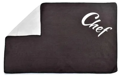 Productafbeelding van Keukenhanddoek, microvezel, zwart, COOKINI, 40 x 60 cm