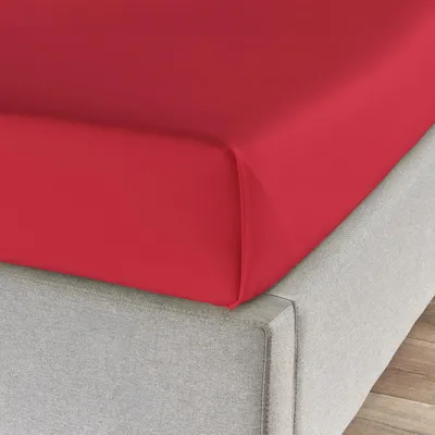 Produktbild von Traumschlaf Feinbiber Haustuch Bettlaken 220x260 cm kirsch