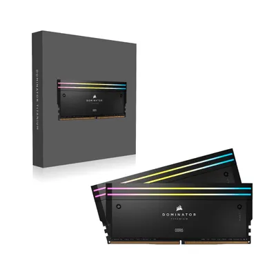 Obrázok produktu pre Corsair Dominator Titanium CMP96GX5M2B6600C32, 96 GB, 2 x 48 GB, DDR5, 6600 MHz, 288-pin DIMM