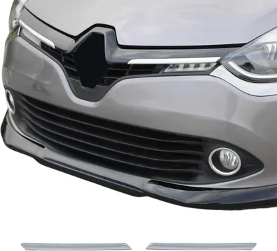 Zdjęcie produktu dla Listwa osłony chłodnicy Listwa osłony chłodnicy do Renault Clio Grandtour 2012-2019 chrom 2x
