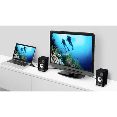 Imagen del producto de Adaptador Renkforce RF-4149768 HDMI / VGA [1 conector HDMI - 1 conector VGA, conector de audio de 3.5 mm]