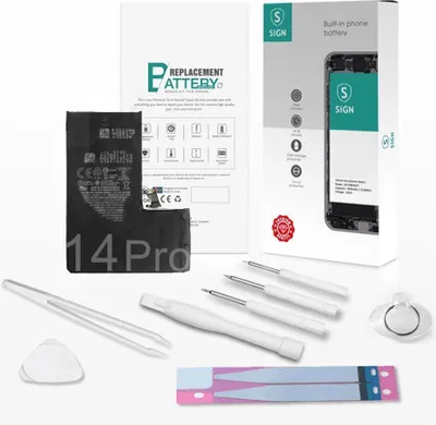 Immagine prodotto di Kit completo di sostituzione della batteria SiGN - iPhone 14 Pro