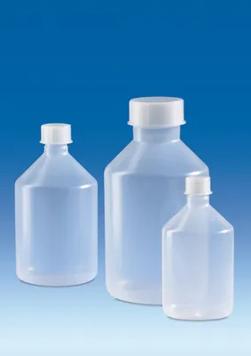 Produktbild von Steilbrustflasche m. Schraubkappe PP 100ml