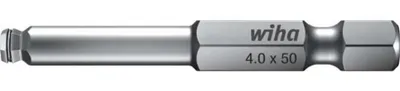 Immagine prodotto di Wiha Professional bit, estremità sferica esagonale, forma E 6.3 (7047R Z) 3,0 mm, 50 mm