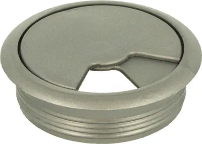 Produktbild von Kabelkanal 5er Pack Kabeldurchlass Kunstoff ø60mm Kabelführung Kabelöffnung alu