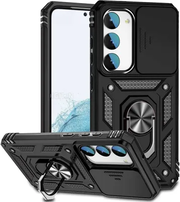 Produktbild von König Design Hülle kompatibel mit Samsung Galaxy S23 Kunststoff Soft Handyhülle - Handy Case Schwarz