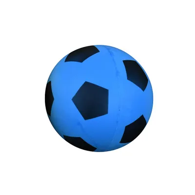 Produktbild von Pre-Sport Schaumstoff Fußball blau schwarz 20cm - leichter Spielball