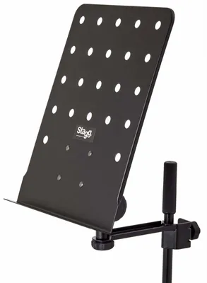 Image de Stagg MUS-ARM 1, pupitre pour montage sur pied de microphone