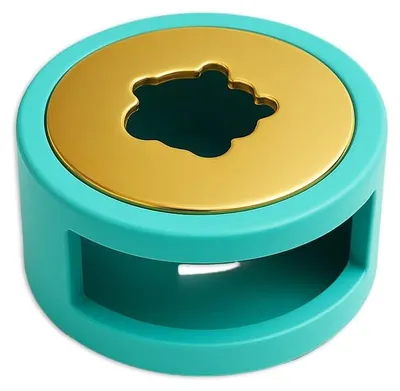 Wachsbrenner für Basteln, 8x8x4,5 cm, türkis