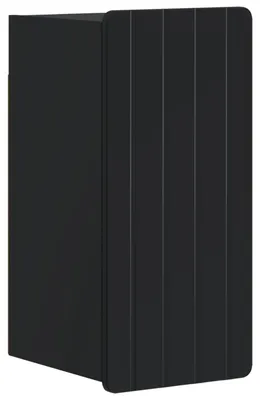 Image de vidaXL Armoire murale de salle de bain ZWOLLE, noire, 30 x 31 x 63 cm