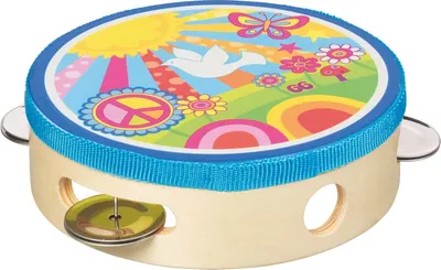 Produktbild von Goki 61841, Musikspielzeug, Tamburin, 3 Jahr(e), Mehrfarbig