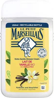 Obrázok produktu pre Le Petit Marseillais Cream Shower Vanilla Milk Double Pack, 2x250 ml