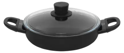 Image de BALLARINI poêle à servir avec couvercle en verre, 24 cm | rond | PTFE