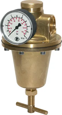 Produktbild von Riegler Druckregler für Wasser, inkl. Manometer, G 1, 0,5 - 10 bar