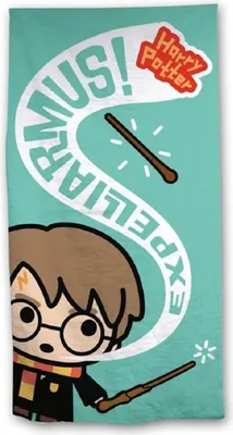 Produktbild von Harry Potter Badetuch 140x70 cm Hochwertiges & langlebiges Strandtuch