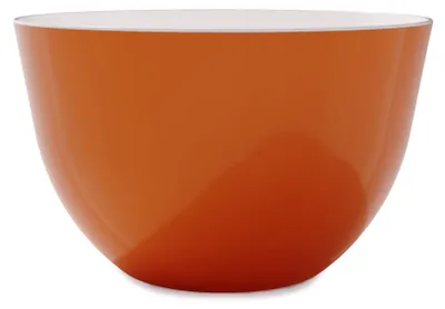 Stapelbare Melamin-Schüssel 28 cm, 5,6 l, orange