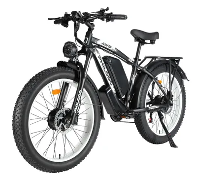 Produktbild von H8 Elektrofahrrad, 48 V 26 Ah, hydraulische Scheibenbremsen, 150 kg, 26-Zoll, weiß