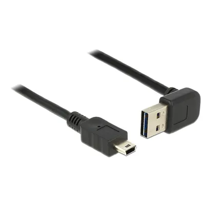 Produktbild von DeLOCK 83545, 3 m, USB A, Mini-USB B, USB 2.0, Männlich/Männlich, Schwarz